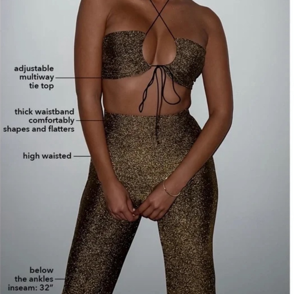 My Outfit Online Paris Glitter Two Piece Set